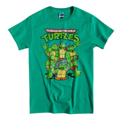 Green - Front - Teenage Mutant Ninja Turtles Unisex Adult Classic T-Shirt
