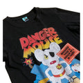 Black-Charcoal - Side - Danger Mouse Unisex Adult Retro T-Shirt