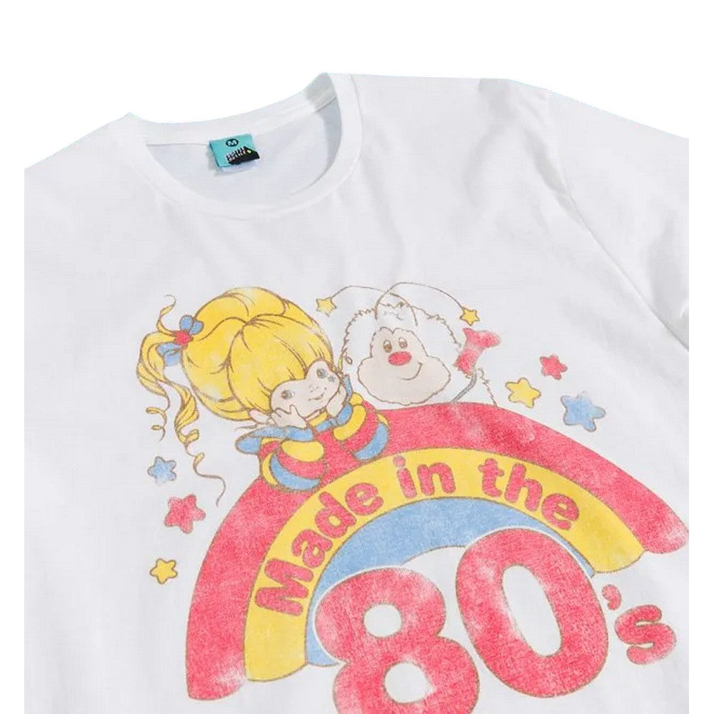 White-Off White - Side - Rainbow Brite Unisex Adult Made In The 80s T-Shirt