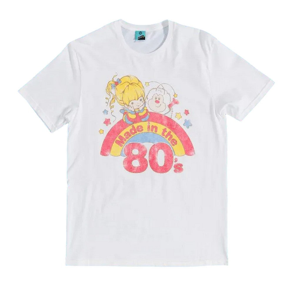 White-Off White - Front - Rainbow Brite Unisex Adult Made In The 80s T-Shirt