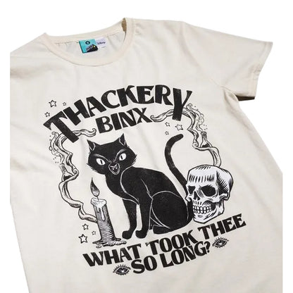 Beige - Side - Hocus Pocus Unisex Adult Thackery Binx T-Shirt