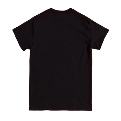 Black-Charcoal - Back - The Goonies Unisex Adult Skull And Crossbones Embroidered T-Shirt