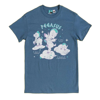 Blue - Front - Hercules Unisex Adult Pegasus Baby T-Shirt
