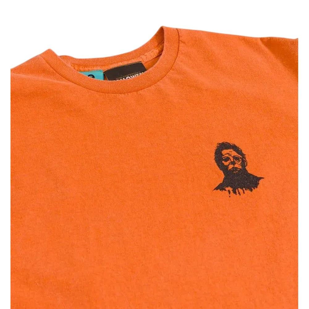 Orange - Side - Halloween Unisex Adult The Night He Came Home Back Print T-Shirt