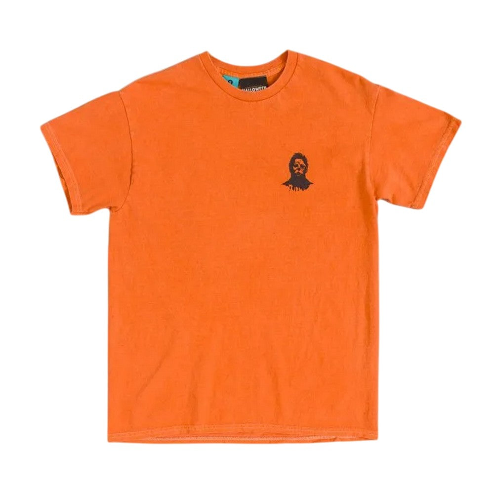 Orange - Front - Halloween Unisex Adult The Night He Came Home Back Print T-Shirt