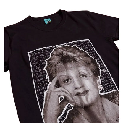 Black-Charcoal - Side - Murder She Wrote Unisex Adult T-Shirt