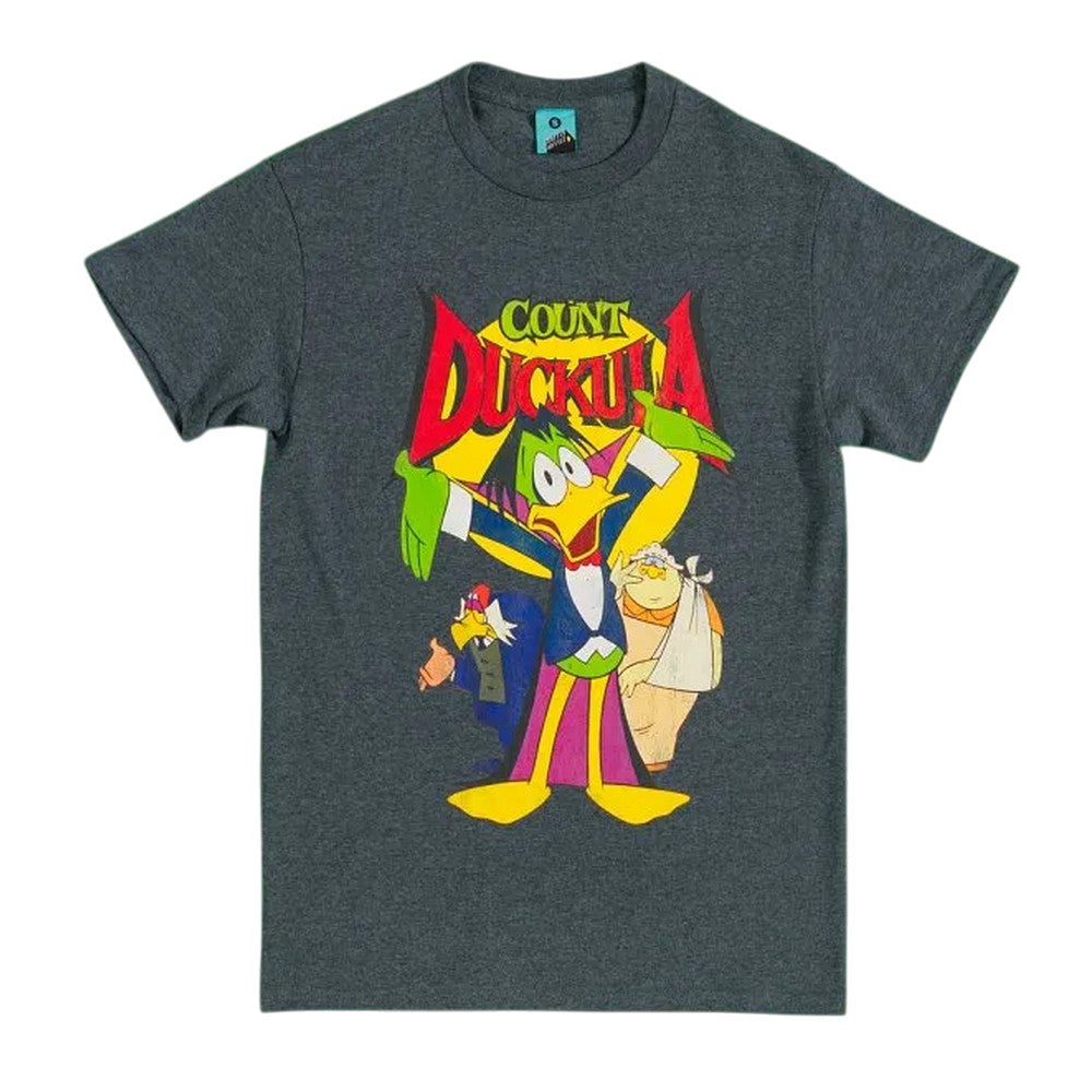 Grey Marl - Front - Count Duckula Unisex Adult T-Shirt