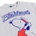 Grey - Side - Peanuts Unisex Adult It´s Flashbeagle Snoopy Sweatshirt