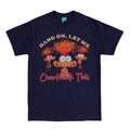 Navy Blue - Front - Inside Out Unisex Adult Anxiety T-Shirt