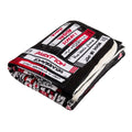 Black - Back - Generic Horror Movies Fleece Blanket