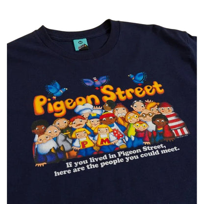 Navy Blue - Side - Pigeon Street Unisex Adult T-Shirt