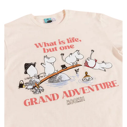 Natural - Side - Moomin Unisex Adult Grand Adventure 80th T-Shirt