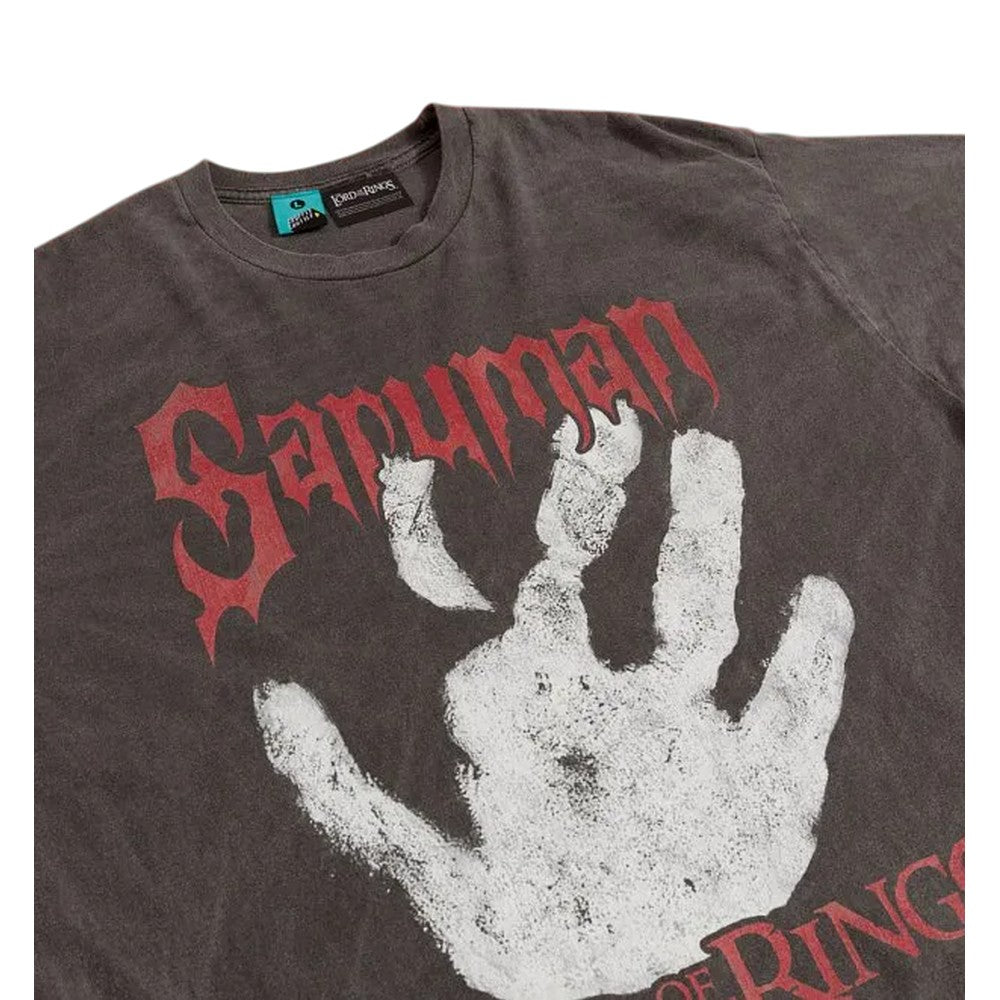 Charcoal - Side - The Lord Of The Rings Unisex Adult Saruman Hand T-Shirt