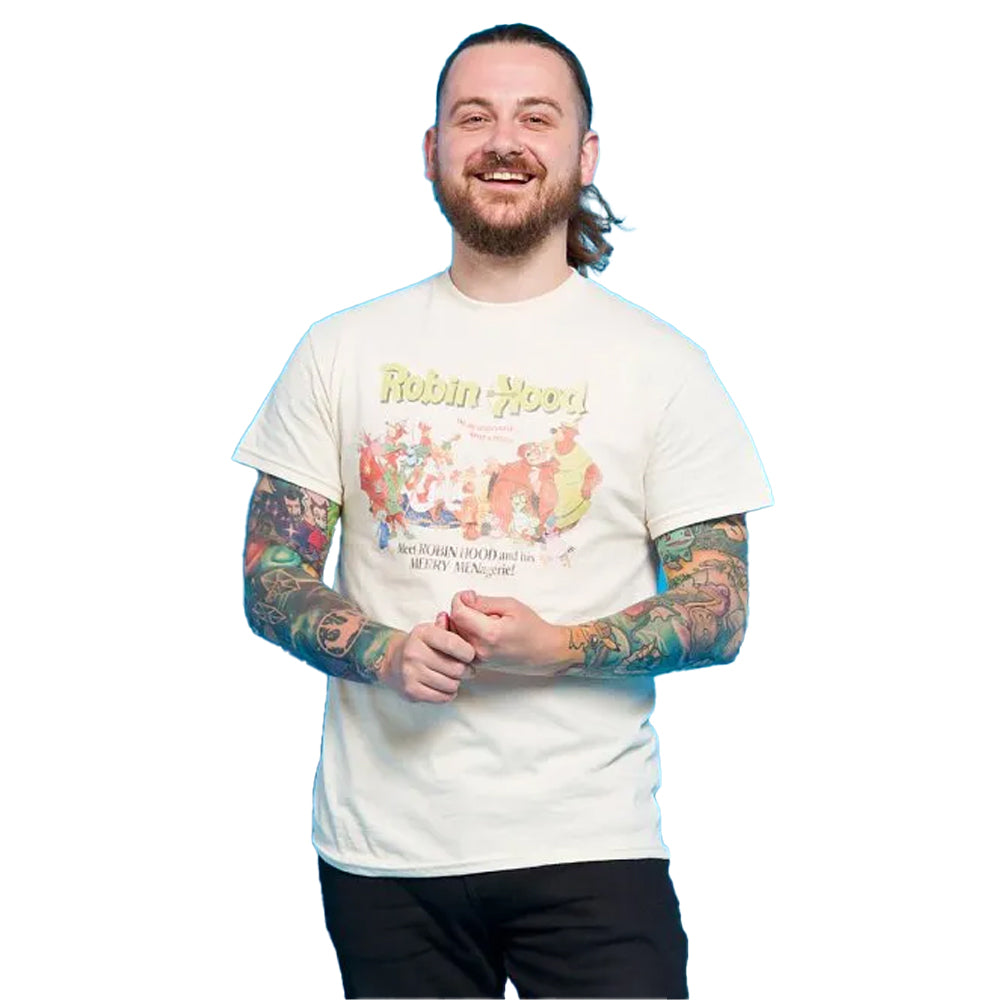 Beige - Lifestyle - Robin Hood Unisex Adult Movie Poster T-Shirt