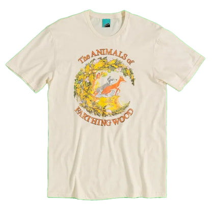 White - Front - The Animals Of Farthing Wood Unisex Adult T-Shirt