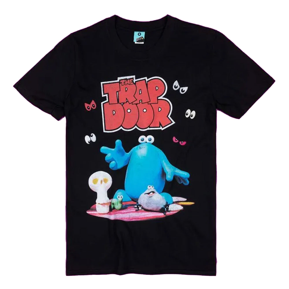 Charcoal - Front - The Trap Door Unisex Adult T-Shirt