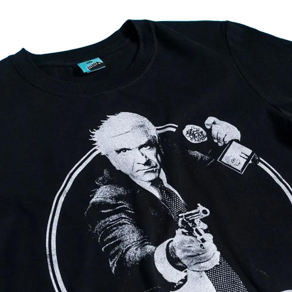 Charcoal - Side - The Naked Gun Unisex Adult Frank Drebin T-Shirt