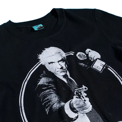 Charcoal - Side - The Naked Gun Unisex Adult Frank Drebin T-Shirt