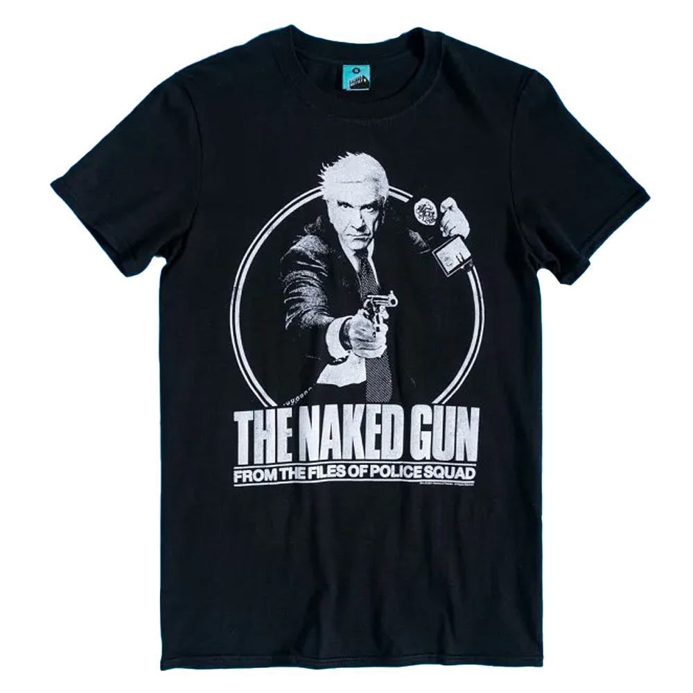 Charcoal - Front - The Naked Gun Unisex Adult Frank Drebin T-Shirt