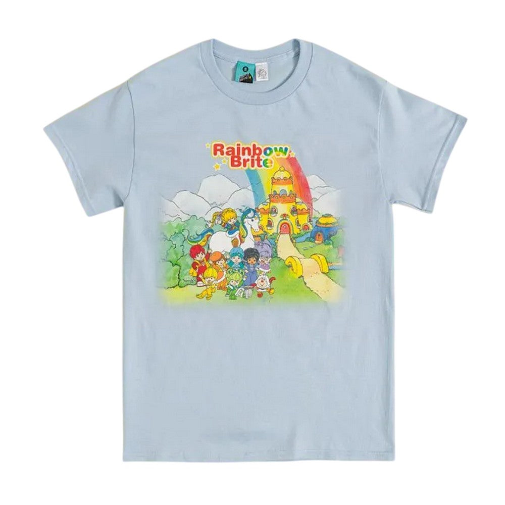Blue - Front - Rainbow Brite Unisex Adult Colour Kids Land T-Shirt