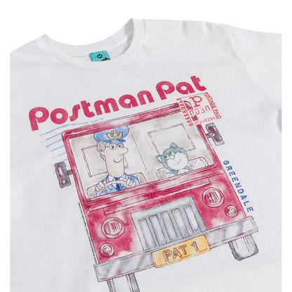 White - Side - Postman Pat Unisex Adult Jess T-Shirt