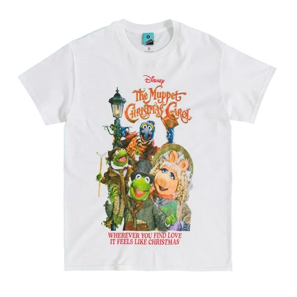 White - Front - The Muppets Christmas Carol Unisex Adult T-Shirt