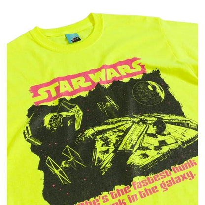 Yellow - Side - Star Wars Unisex Adult Hunk Of Junk In The Galaxy T-Shirt