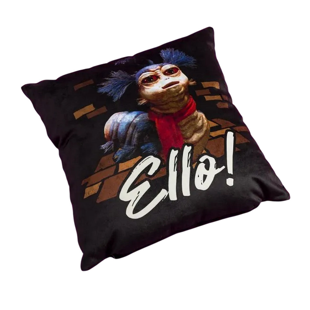 Black - Front - Labyrinth Characters Filled Cushion