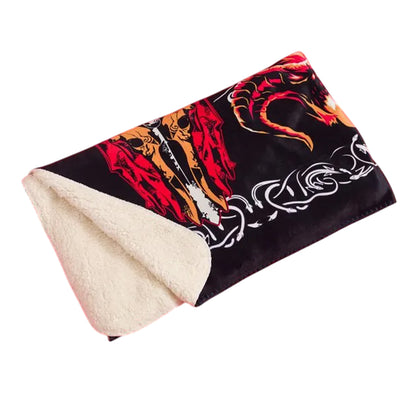 Red-Black - Back - The Lord Of The Rings Blanket