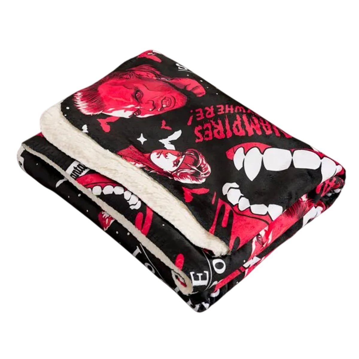 Black-Red - Side - The Lost Boys Blanket