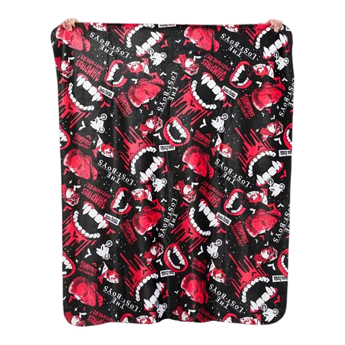 Black-Red - Front - The Lost Boys Blanket