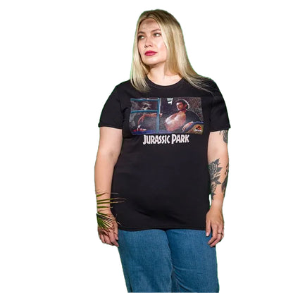 Black - Lifestyle - Jurassic Park Unisex Adult Ian Malcolm Movie Screenshot T-Shirt