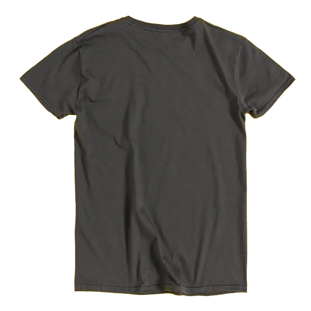 Charcoal - Back - Button Moon Unisex Adult Spaceship T-Shirt