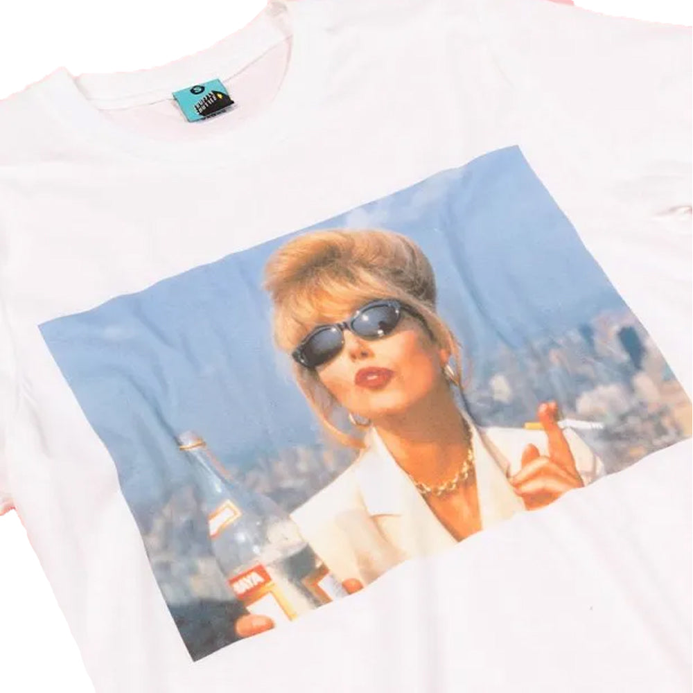 White - Side - Absolutely Fabulous Unisex Adult Patsy Stone Movie Screenshot T-Shirt