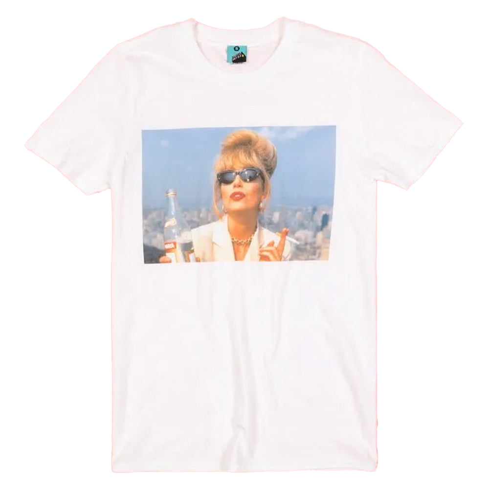 White - Front - Absolutely Fabulous Unisex Adult Patsy Stone Movie Screenshot T-Shirt