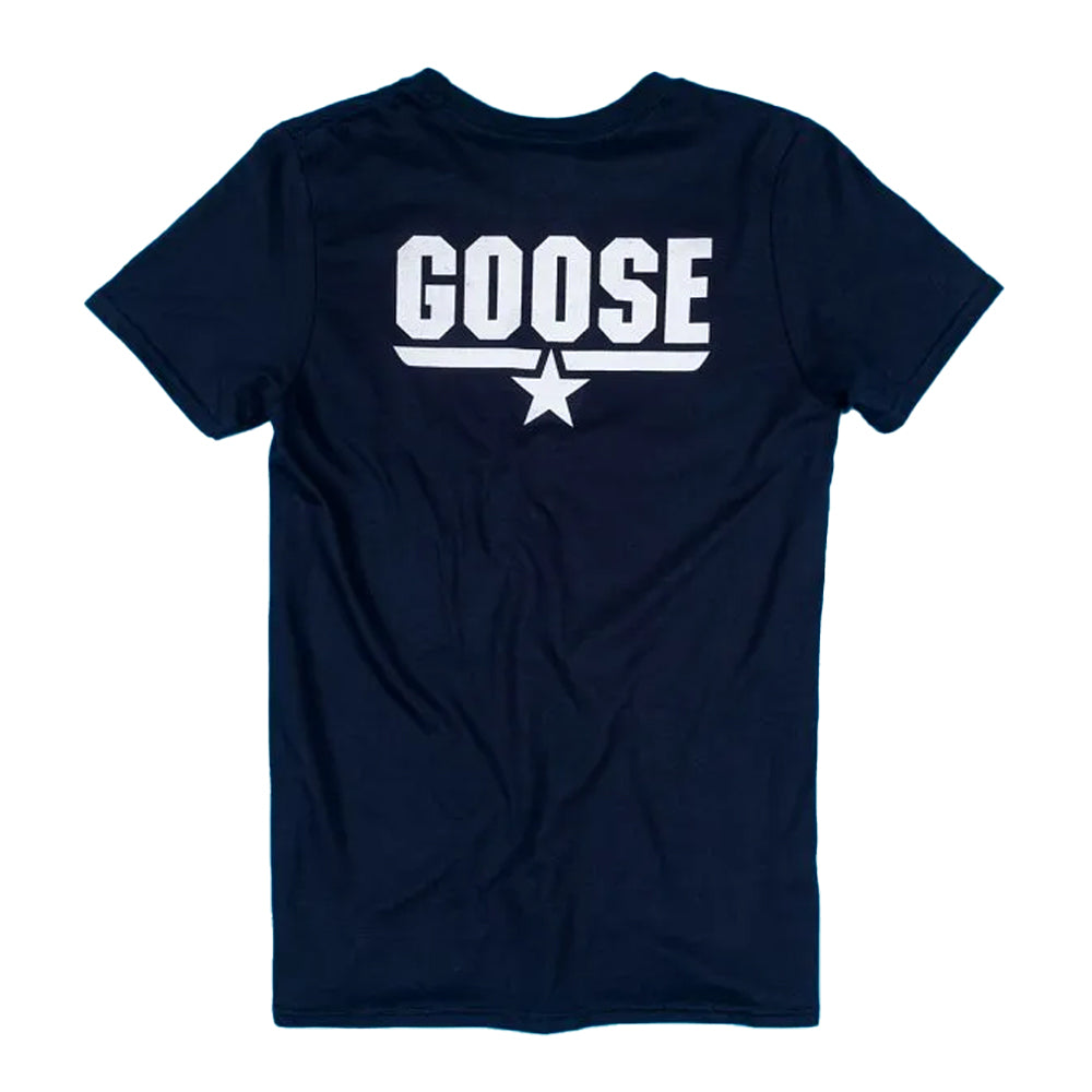 Blue - Back - Top Gun Unisex Adult Goose Back Print T-Shirt