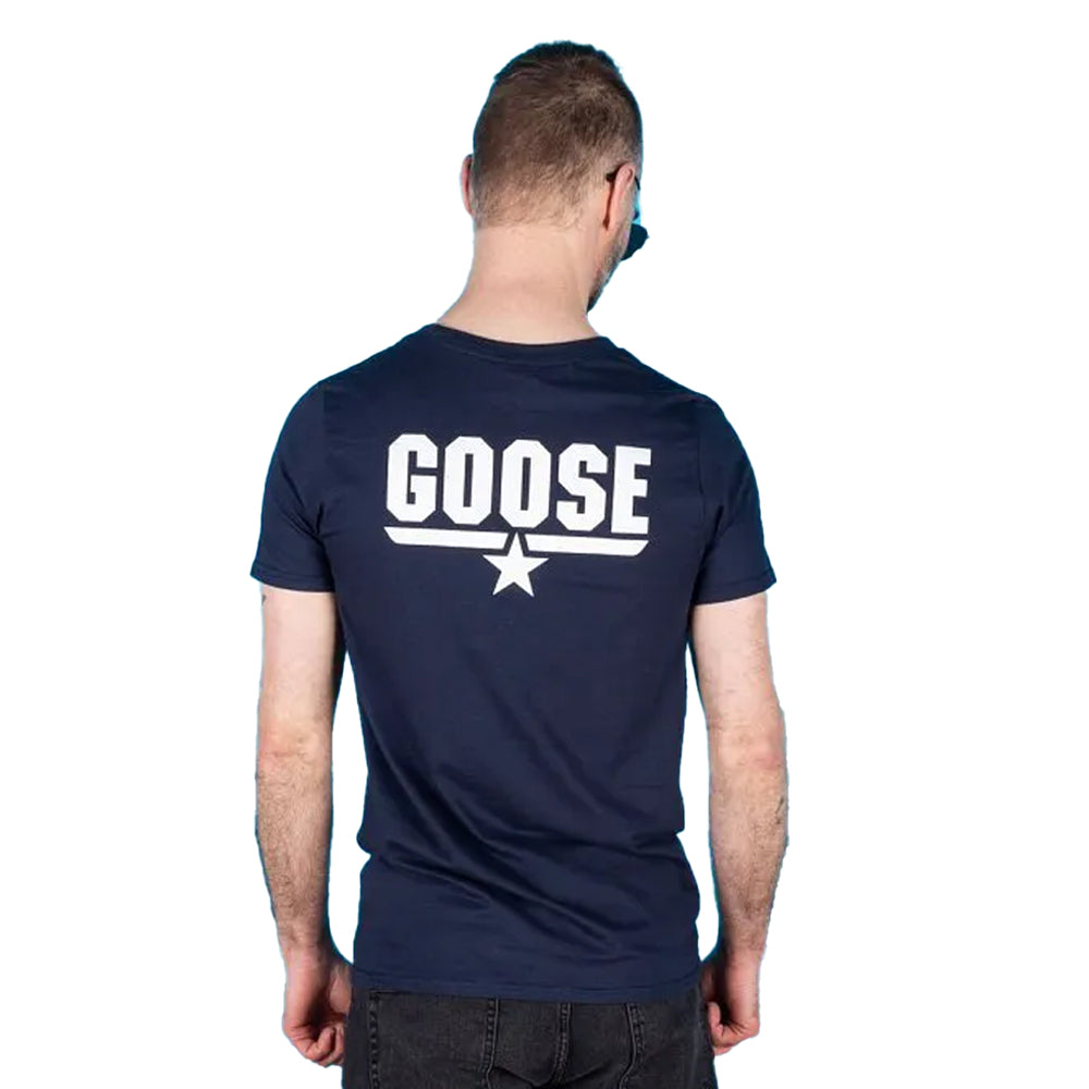 Blue - Lifestyle - Top Gun Unisex Adult Goose Back Print T-Shirt