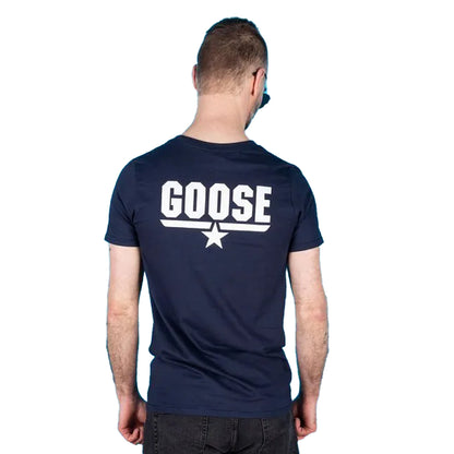 Blue - Lifestyle - Top Gun Unisex Adult Goose Back Print T-Shirt