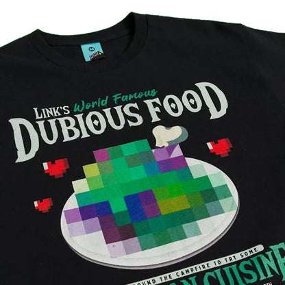 Black - Side - The Legend Of Zelda Unisex Adult Inspired Dubious Food T-Shirt
