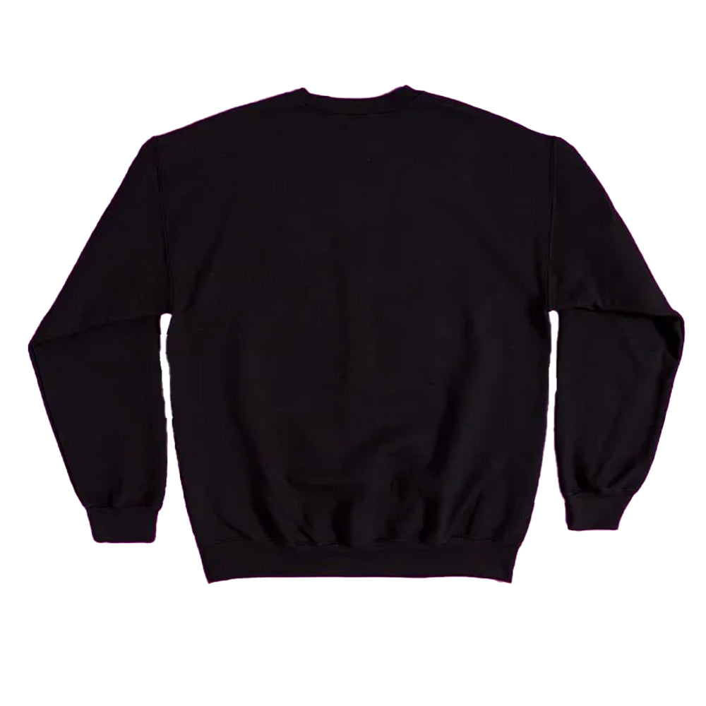 Black - Back - Labyrinth Unisex Adult Brickwork Worm Sweatshirt