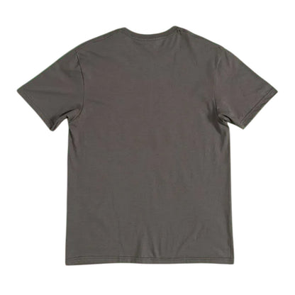 Charcoal - Back - Jurassic Park Unisex Adult Classic Logo T-Shirt