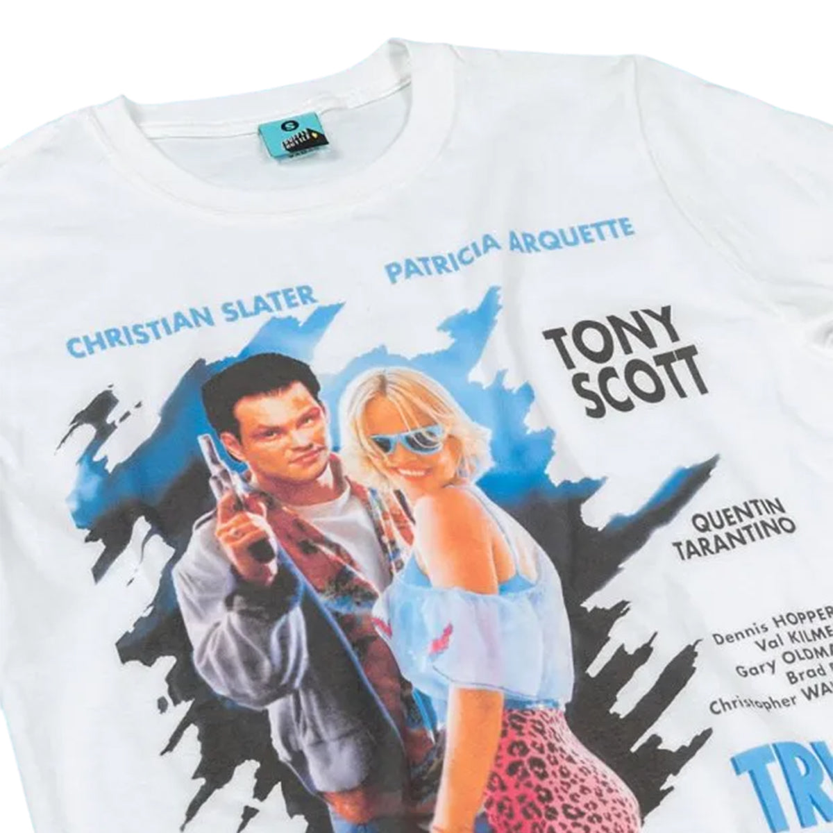 White - Back - True Romance Unisex Adult Movie Poster T-Shirt