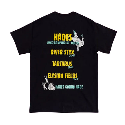 Black - Back - Hercules Unisex Adult Underworld Tour Hades T-Shirt