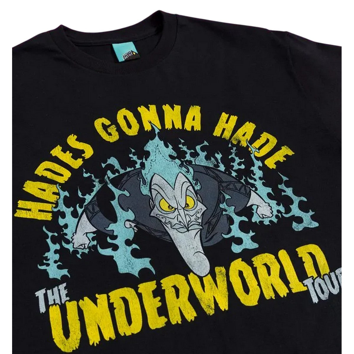 Black - Side - Hercules Unisex Adult Underworld Tour Hades T-Shirt