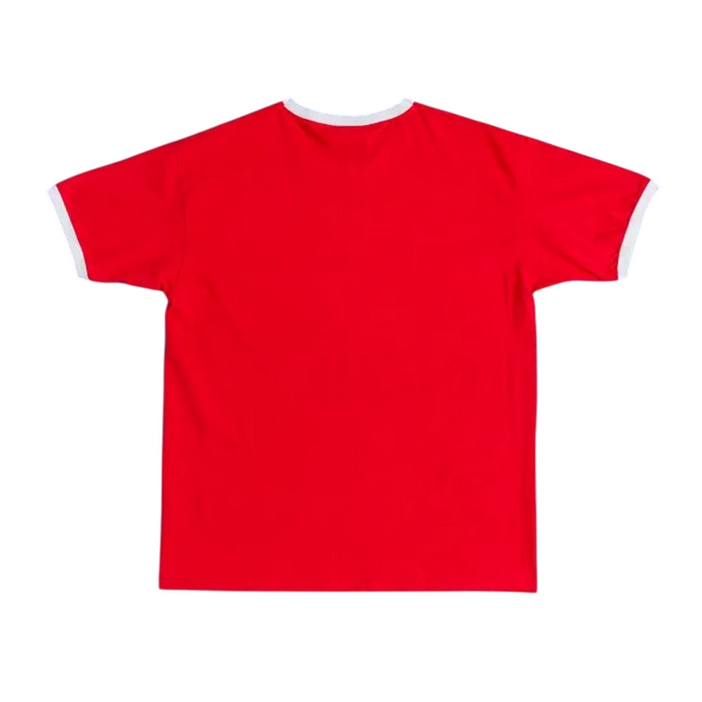 Red - Back - Stranger Things Unisex Adult WSQK Logo T-Shirt