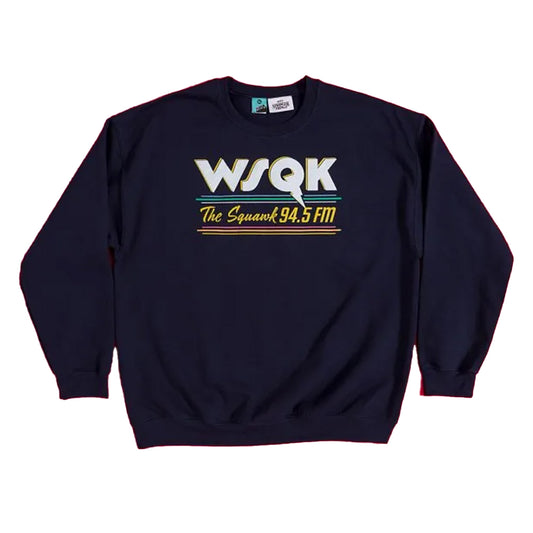 Blue - Front - Stranger Things Unisex Adult WSQK Logo Sweater Top