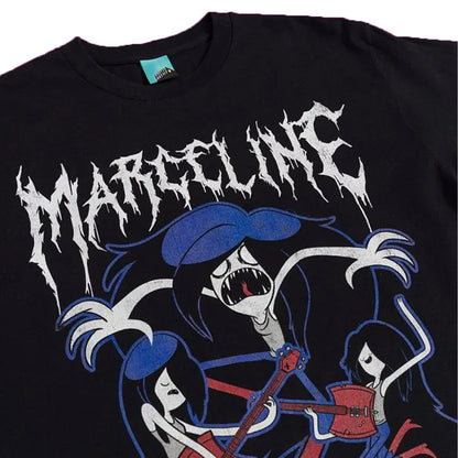 Black - Side - Adventure Time Unisex Adult Just Your Problem Tour Marceline T-Shirt