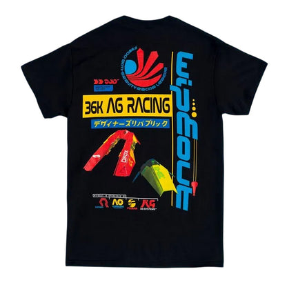 Black - Back - The Goonies Unisex Adult Wipeout T-Shirt