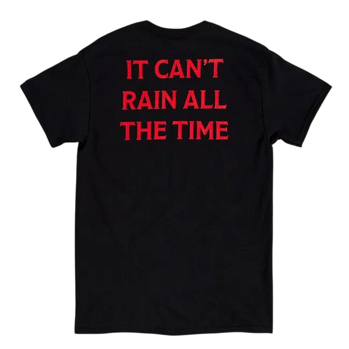 Black - Back - The Crow Unisex Adult It Can´t Rain All The Time Back Print T-Shirt