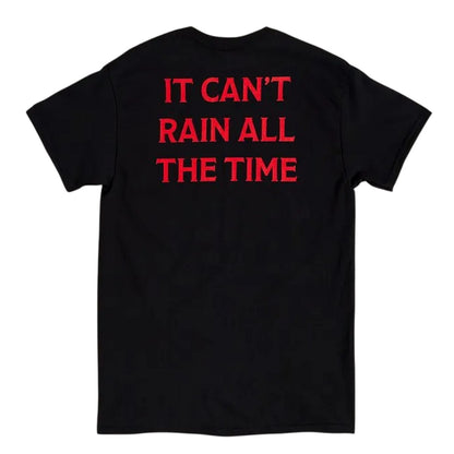 Black - Back - The Crow Unisex Adult It Can´t Rain All The Time Back Print T-Shirt